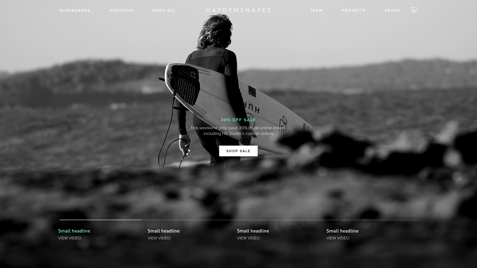 Haydenshapes Web Design